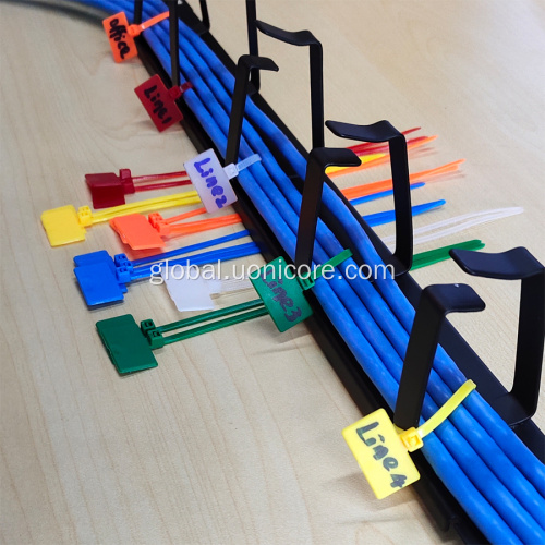 Server Rack Mount Screws Nylon PA66 cable tie velcro cable tie mount Manufactory